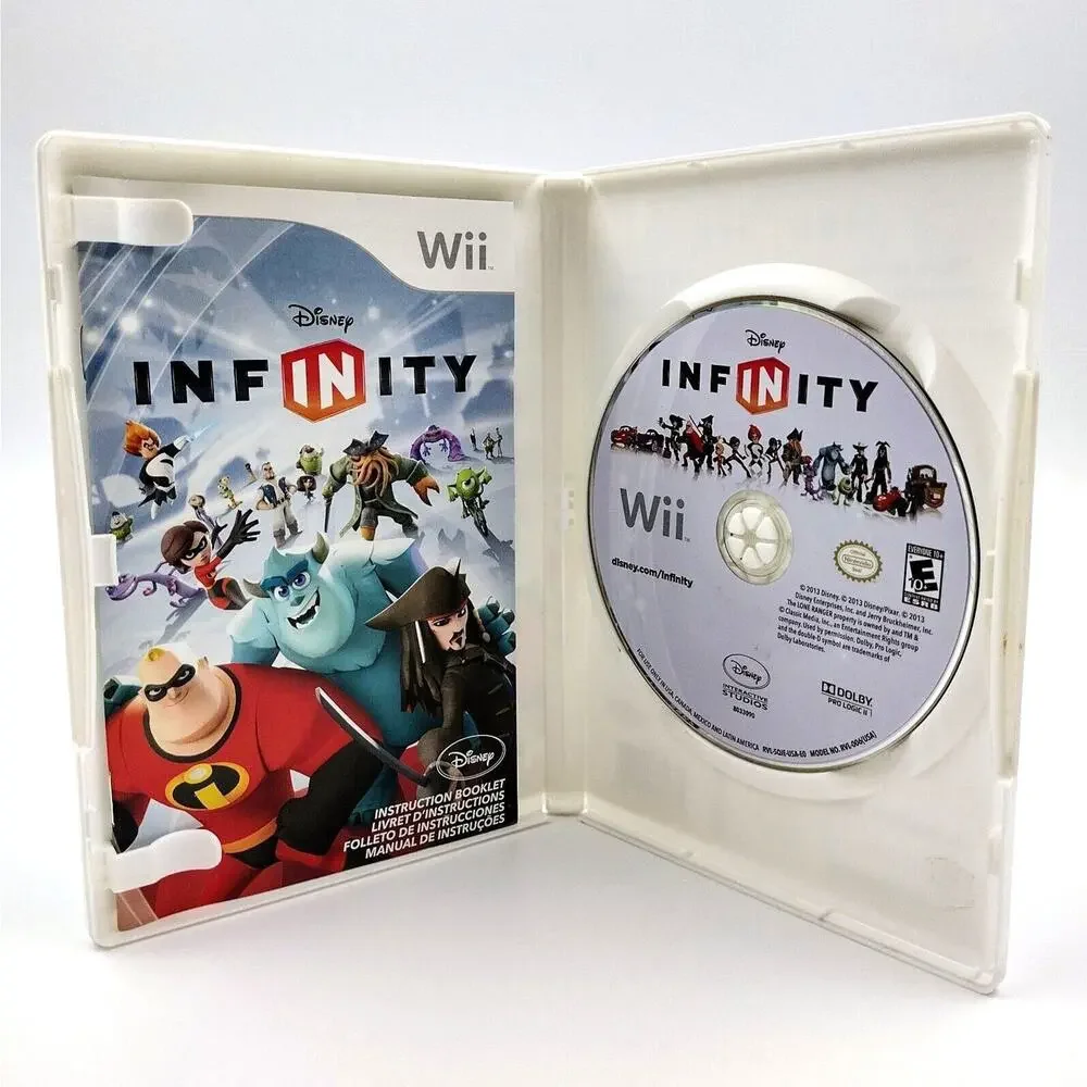 Wii 6 Game Lot Heavenly Guardian Epic Mickey Ice Age Disney Infinity Help Wanted